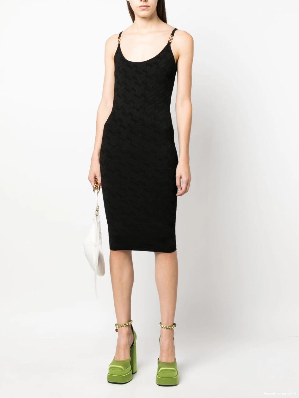 Affordable dress knitted midi Women Greca Versace La 0503